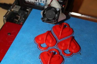 simple valentines pendentif cœur de la mode bukito saint valentin collier bijoux rouge ornement solidworks 3d print model - Mito3D