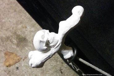 skull handle your home 3D print model - Mito3D