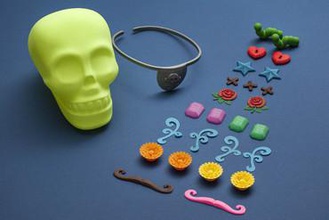 skull playset your home skeleton skelly halloween rose worm star heart marigold stitches eyepatch diamond ruby filigree moustache faberdashery 3d print model - Mito3D