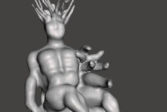 skulptur Skulptur Kunst 3d print model - Mito3D