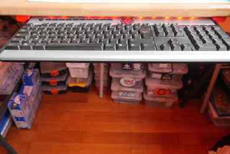 Schiebe-Tastatur-Fixierung maker diy Tastatur 3d print model - Mito3D