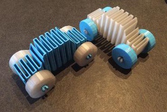daracık araba oyuncaklar yaşam menteşe 3d print model - Mito3D