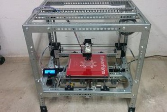 de acero ranurada printrbot plus estilo frankenbot starter kit Impresora 3d piezas mejoras reprap 3d print model - Mito3D