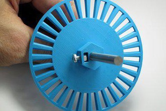 slotted wheel maker diy encoder opto-interrupter 3d print model - Mito3D