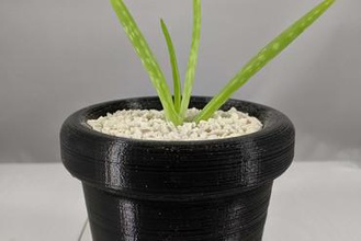 maceta pequeña su casa las plantas suculentas de interior la macetas indoorgarden indoorgardening 3d print model - Mito3D