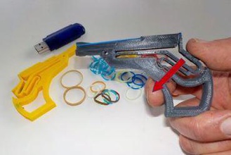 piccola banda di gomma pistola i giocattoli la 3d print model - Mito3D