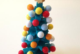 kleine strawblox Weihnachtsbaum Ihre home Weihnachten Dekoration icanmakehq advent 2015 makingmerry 3d print model - Mito3D