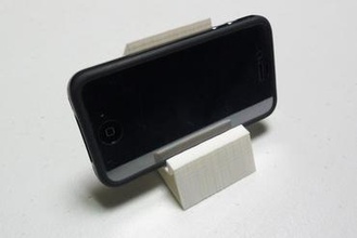 smartphone-Ständer Typ f gadget smartphone stand 3d print model - Mito3D
