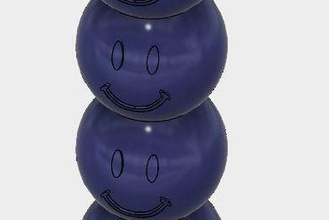 smiley face bud vase contest ultimakerdesignengine designenginechallenge-week5 3d print model - Mito3D