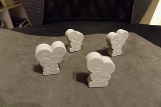 smoke miniatures game miniature blocky meeple 3d print model - Mito3D