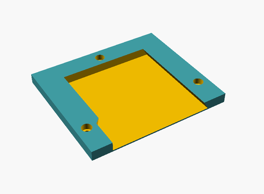 snapmaker tourner ralenti module espace rangement openscad 3d print model - Mito3D