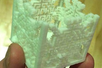 copo de nieve la caja Impresora 3d piezas mejoras contenedor cuadro regalo 3d print model - Mito3D