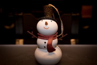 boneco de neve enfeite natal sua casa 3d print model - Mito3D