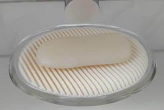 porte-savon votre maison le savon plat de forme ovale la salle bain bains 3d print model - Mito3D