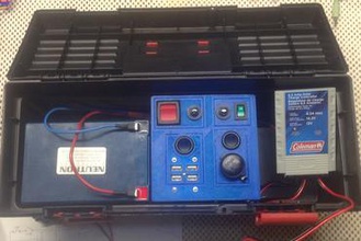 de carga solar cuadro v1 su casa 12v caja la batería el cargador energía panel alimentación por usb estación emergencia copia seguridad 3d print model - Mito3D