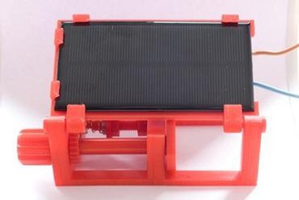el panel solar de la titular 115 60 3 ajustable grado fabricante bricolaje educación 3d print model - Mito3D