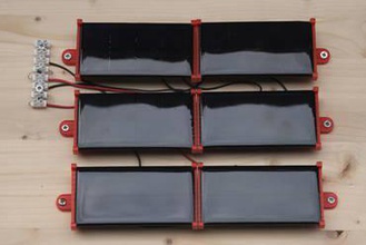 solar panel holder vario-system 115 60 3 education panels system 3d print model - Mito3D