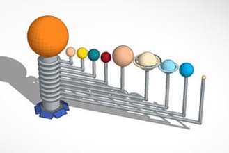 sistema solare l'istruzione 3d4kids 3d print model - Mito3D