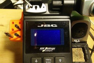 soldertip holder - jbc cd-2be solder station maker diy soldering iron tool tip 3d print model - Mito3D