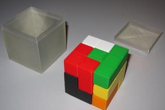 a soma do cubo & caixa brinquedos 3d print model - Mito3D