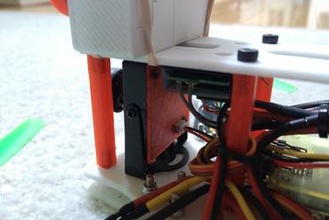sony fpv caméra plaque de support gadget quadricoptère la 3d print model - Mito3D