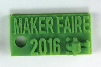 recuerdo colgante de la maker faire - um robot joyería gumball el marcador feria 3d print model - Mito3D