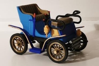 special fiat 35 hp year1899 scale 1 18 Miniatures 3d print model - Mito3D