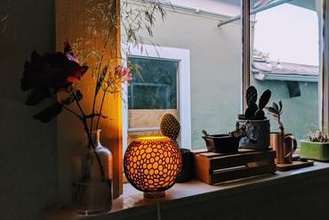sphere lattice shade your home lamp lighting light indoor sls cool pretty mesh voronoi 3d print model - Mito3D