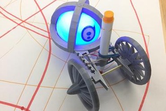 sphero aparejo de la rueda educación drawbot 3d print model - Mito3D