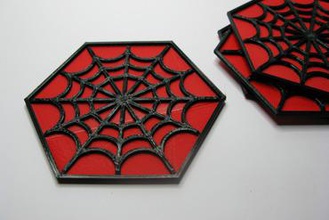 toile d'araignée coaster L'imprimante 3d de pièces améliorations les montagnes russes web l'araignée la fête d'halloween multi-couleur coupe du mat 3d print model - Mito3D