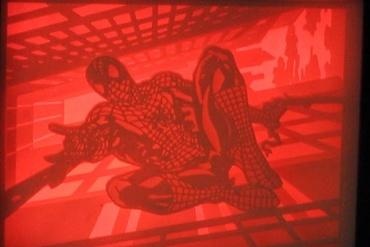 spiderman lamp lightbox For your home lampara 3d print model - Mito3D