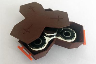 spinner ataúd - acomodó la muerte fidget los juguetes spinnercoffin de mano juguete reacción declaración bombo 3d print model - Mito3D