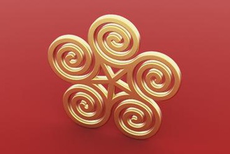 spirale d'oreille pendentif bijoux boucle des boucles d'oreilles en 3d print model - Mito3D