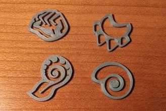 spirit island branch & claw tokens games board game components 3d print model - Mito3D