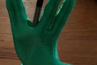 spock hand viver longo prosperar gadget Estrela caminhada 3d print lápis suporte 3d print model - Mito3D