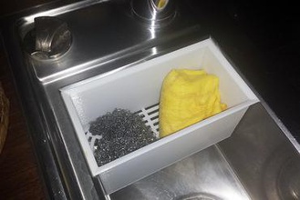 sponge holder your home sink kitchen 3d print model - Mito3D