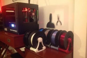 spool-Halter - passt in jede Spule 3d-Drucker-Teile-Verbesserungen spool Halter filament-Halter filament abs pla Schraube Mutter bolt Spaß cool genial 3D print model - Mito3D