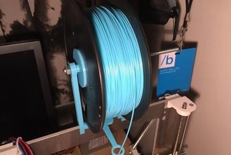 spool holder prusa i3 3d printer parts enhancements filament 3d print model - Mito3D