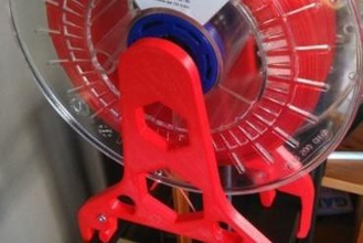 spool holder w bearings printrbot 3d printer parts enhancements metal plus bearing 3d print model - Mito3D