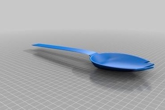 cuchara tenedor tu hogar casa 3d print model - Mito3D