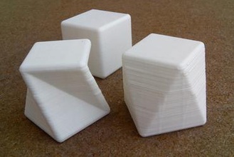 square antiprism küp bükülmüş eğitim matematik platonik küre thomson 3d print model - Mito3D