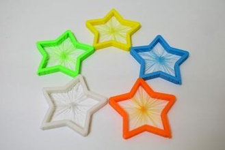 stella scoppiare Natale ornamento per tuo casa festa starburst carina 3d print model - Mito3D