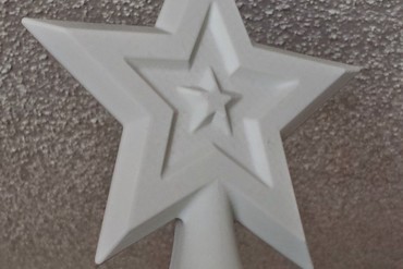 star de l'arbre art les fêtes noël haut étoiles 3D print model - Mito3D