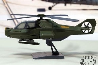 sigilo helicóptero juguetes aeronave ataque comanche apache 3d print model - Mito3D