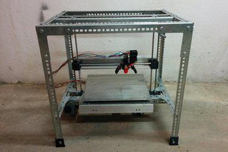 steel frame printrbot 3d printer parts enhancements size kit maker 3d print model - Mito3D