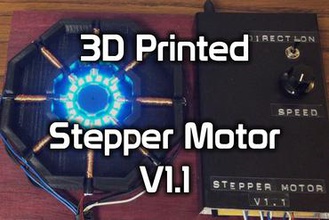 motor paso a v1 la educación modelo demo demostración 3d print model - Mito3D