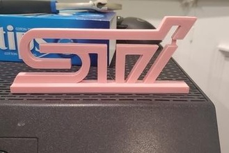 sti Logo Maker DIY Subaru 3d print model - Mito3D