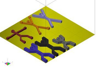 stick man magnets toys men openscad 3d print model - Mito3D