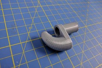 forte gancio 15mm all'estremità del tubo la vostra casa hook il 3d print model - Mito3D