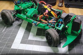 sub 150 drift car v1 gearbox + motor mount maker diy 1 10 3d printed cheap fast traxxas toy 3d print model - Mito3D